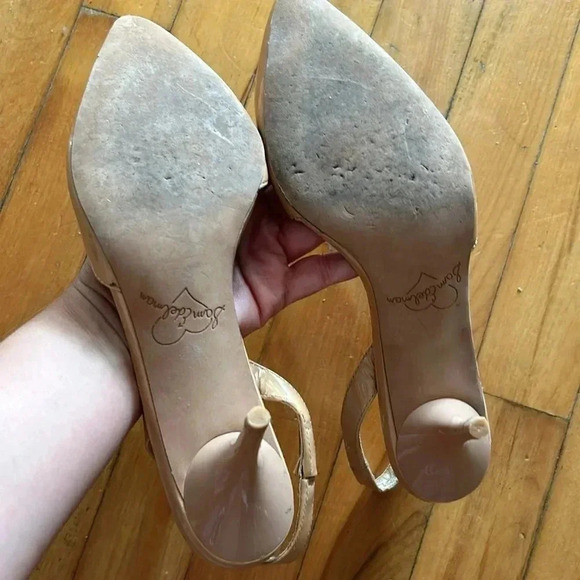 Sam Edelman  nude Orly kitten pointy toe heels - Picture 5 of 7
